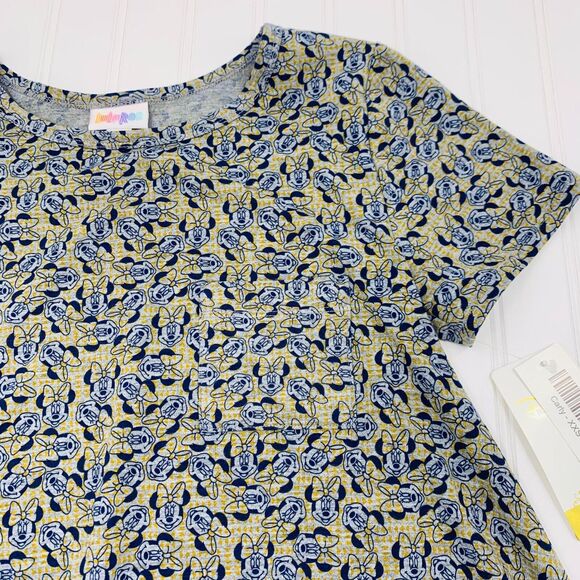 NOT FOR SALE LulaRoe Women's Disney Minnie Mouse Carly Dress Sz XXS Gray - Picture 4 of 7